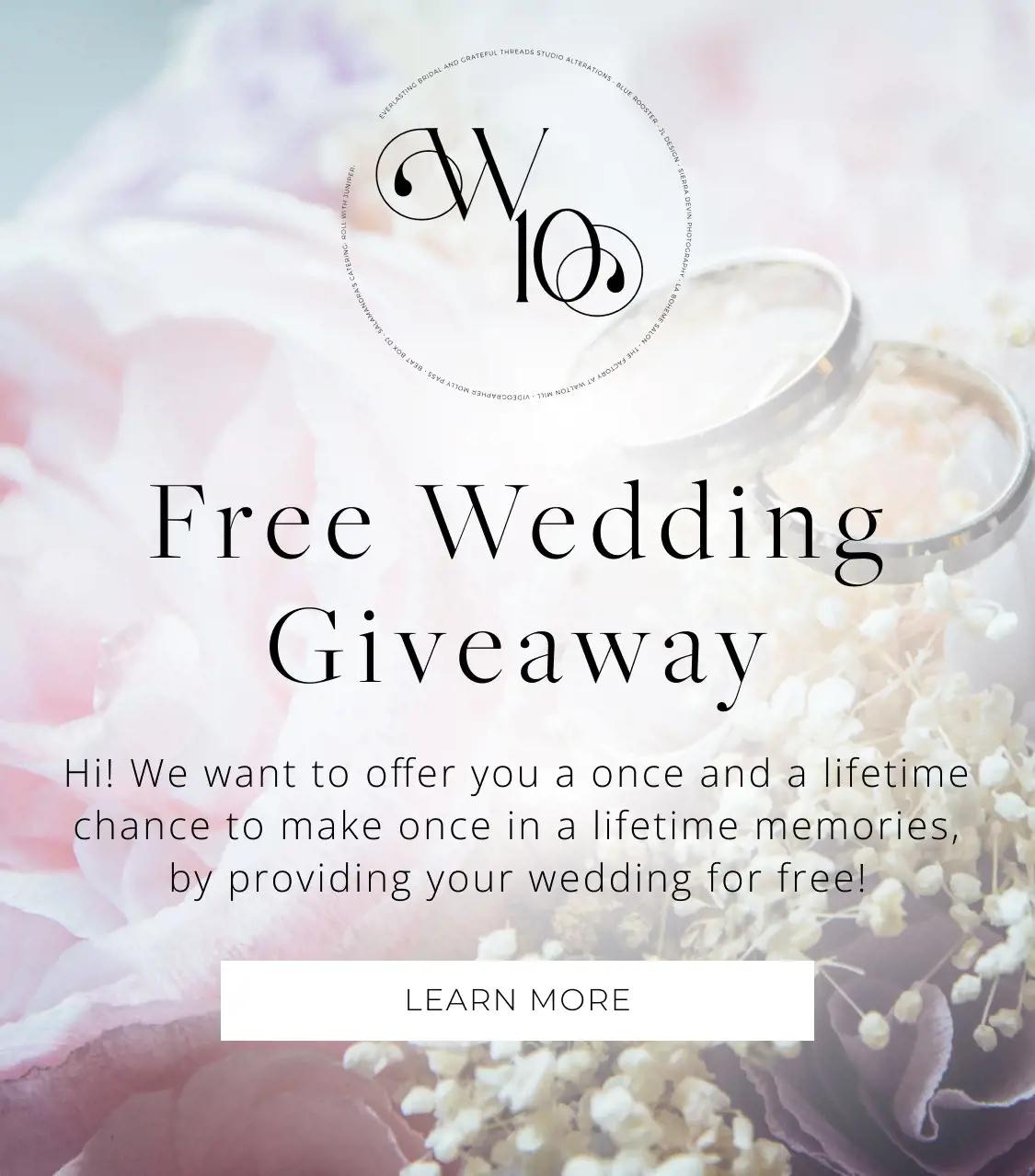 Free Wedding Giveaway