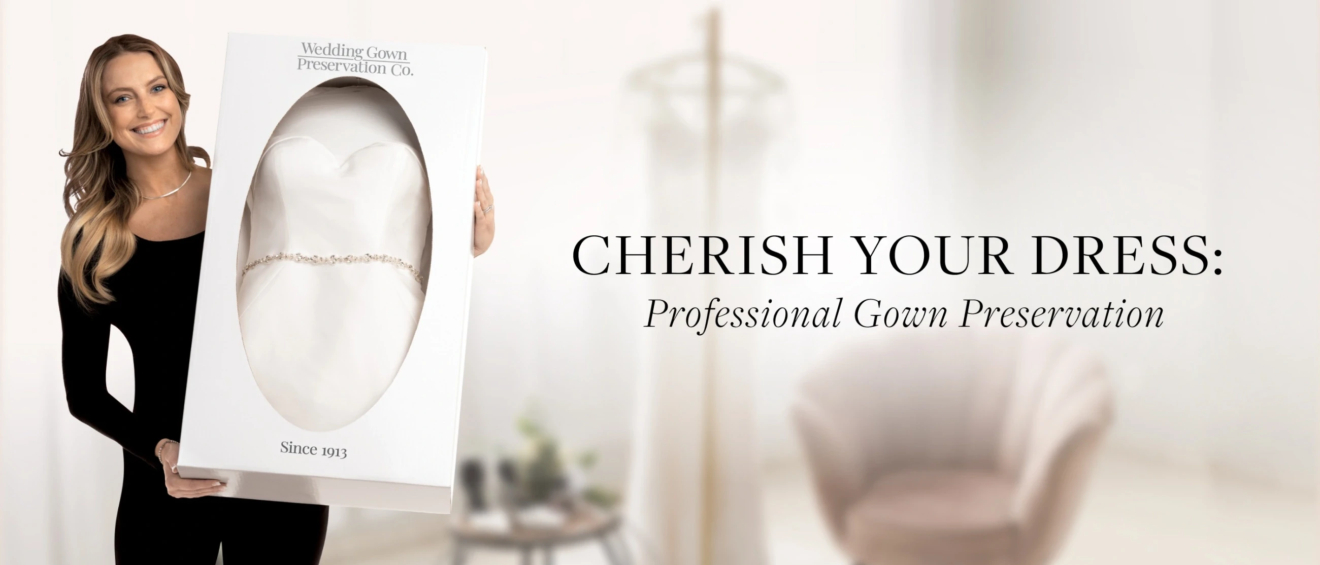 Wedding Gown Preservation desktop banner
